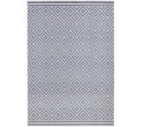 The Rugs Raute Diamond Rug Indoor Outdoor Polypropylene Weatherproof Durable In Blue Blue