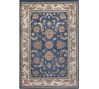THE RUGS Reni Luxor Short Pile Rug Oriental Vintage Design 8mm Pile in Blue | Size: 80 cm x 120 cm THE RUGS Blue 80 cm x 120 cm