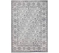 THE RUGS Reversible Curacao Rug Indoor Outdoor Flatweave Polypropylene Durable in Grey | Size: 160 cm x 230 cm THE RUGS Grey 160 cm x 230 cm