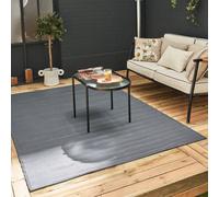 The Rugs Reversible Waterproof Plain Outdoor Rug Urban 1000 Anthracite