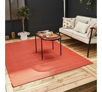 THE RUGS Reversible Weatherproof Outdoor Terra Rug Solid Urban 1000 in Terracotta | Size: 90 cm x 150 cm THE RUGS Terracotta 90 cm x 150 cm