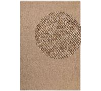 The Rugs Rocco Flatweave Washable Plain Extra Large Living Room Rug And Runner In Camel Camel