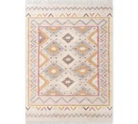 THE RUGS Roya Afghan Kelim Runner Rug Handwoven Flatweave Jute Cotton in Cream | Size: 160 cm x 230 cm THE RUGS Cream 160 cm x 230 cm