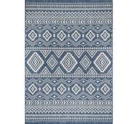 THE RUGS Rug - Shaggy Soft And Elegant Carpets， Carpet for Patio, Deck, Porch, Farmhouse Rugs For Gardening, Camping(Azure White)