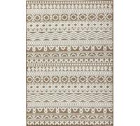 Origin Rugs Atlas Weave Graphic Coffee 200cmx290c Cream