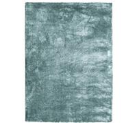 The Rugs Shimmer Collection Supersoft Shaggy Rug In Duck Egg Blue Ods22
