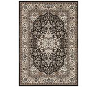 THE RUGS Skazar Isfahan Oriental Rug Polypropylene Vintage Design Jute Backing in Brown | Size: 160 cm x 230 cm THE RUGS Brown 160 cm x 230 cm