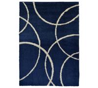 The Rugs Snug Bubbles Blue Shaggy Rug - 160X230 cm