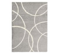 The Rugs Snug Bubbles Grey Shaggy Rug - 200X290 cm