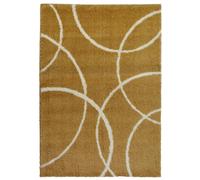 The Rugs Snug Bubbles Yellow Shaggy Rug - 200X290 cm
