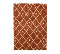 The Rugs Snug Collection Nomadic Shaggy Rugs | I044A In Terracotta Terracotta