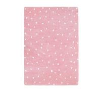 The Rugs Snug Collection Spotty Shaggy Rugs | R467A In Pink Pink