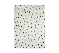 THE RUGS Snug Collection Spotty Shaggy Rugs | R467A in White | Size: 80 cm x 150 cm THE RUGS White 80 cm x 150 cm