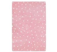The Rugs Snug Spotty Pink Shaggy Rug - 80X150 cm