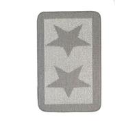 The Rugs Star Grey Washable Mat and Runner - 50X80 cm