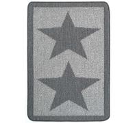 The Rugs Star Grey Washable Mat and Runner - 67X100 cm