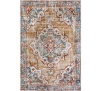 The Rugs Strozzi Short Pile Rug Oriental Bordered Design, 8Mm Pile, Durable Multi 160cm x 235cm