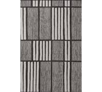THE RUGS Ted Baker Flatweave Allington Indoor Outdoor Rug Geometric Reversible in Black | Size: 160 cm x 230 cm THE RUGS Black 160 cm x 230 cm