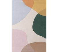 The Rugs Ted Baker Hackney Wool Rug Clarissa Handwoven Abstract Living Room Rug Multi