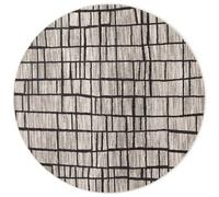 The Rugs Ted Baker Indoor Outdoor Crouch Round Abstract Rug In Black