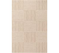THE RUGS Ted Baker Nightingale Reversible Checkered Rug Indoor Outdoor in Beige | Size: 120 cm x 170 cm THE RUGS Beige 120 cm x 170 cm