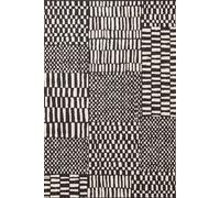 THE RUGS Ted Baker Reversible Indoor Outdoor Barkham Rug Abstract in Black | Size: 160 cm x 230 cm THE RUGS Black 160 cm x 230 cm
