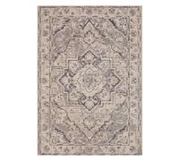 The Rugs Terrain Designer Shortpile Rug Durable Medallion Polypropylene Rug In Beige Beige