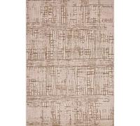 THE RUGS Terrain Designer Shortpile Rug Durable Synthetic Fibre, Modern in Brown | Size: 80 cm x 120 cm THE RUGS Brown 80 cm x 120 cm