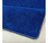 The Rugs Uni Colours Modern Plain Rug Short Pile Polypropylene Area Rug In Blue Blue 160cm x 240cm