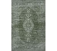 The Rugs Velours Meridional Vintage Oriental Green Living Room Rug