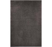 THE RUGS Velours Pure Modern Plain Velour Rug Synthetic Short Pile in Charcoal | Size: 160 cm x 240 cm THE RUGS Charcoal 160 cm x 240 cm