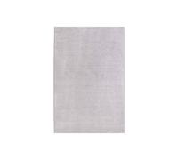 The Rugs Velours Pure Modern Plain Velour Rug Synthetic Short Pile In Light Grey