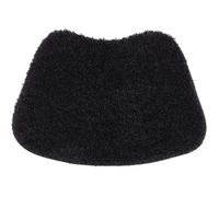 The Rugs Versatile Bathroom Black Mats - 50X80 cm Curve