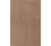 The Rugs Vikosa Arcura Wool Rug Abstract Living Room In Beige