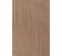 The Rugs Vikosa Arcura Wool Rug Abstract Living Room In Beige Beige