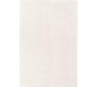 The Rugs Vikosa Arcura Wool Rug Abstract Living Room In Cream Cream