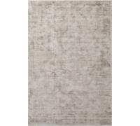 The Rugs Vikosa Jane Viscose Soft Plain Rug Living Room In Grey