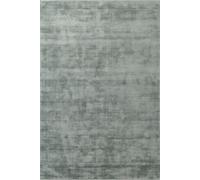 The Rugs Vikosa Jane Viscose Soft Plain Rug Living Room In Light Blue