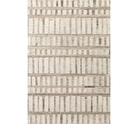 THE RUGS Vikosa Wool Rug Linara Handcrafted Cream Brown Abstract | Size: 80 cm x 150 cm THE RUGS Cream 80 cm x 150 cm
