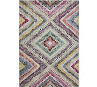 The Rugs Villa Collection Diamond Design Rug In Multicolour