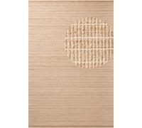 The Rugs Villeroy & Boch 1829 Jute Rug Birka Natural Gold Handwoven Gold