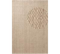 The Rugs Villeroy & Boch 1851 Jute Rug Mirabelle Handwoven Chevron In Light Beige Light Beige