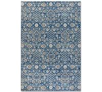 The Rugs Villeroy & Boch 1869 Ernest Short Pile Vintage Floral Rug In Blue