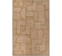 The Rugs Villeroy & Boch 1906 Wool Rug Alexis Soft Handwoven Geometric Design In Beige