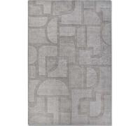 THE RUGS Villeroy & Boch 1906 Wool Rug Alexis - Soft Handwoven Geometric Design in Grey | Size: 190 cm x 280 cm THE RUGS Grey 190 cm x 280 cm