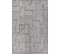 The Rugs Villeroy & Boch 1906 Wool Rug Alexis - Soft Handwoven Geometric Design In Grey Grey 160cm x 230cm