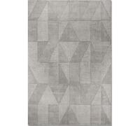 The Rugs Villeroy & Boch 1906 Wool Rug Ursule Handwoven High Low Pile In Grey