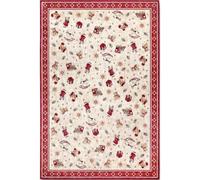 THE RUGS Villeroy & Boch Nostalgic Shine Rug - Soft Cotton in Red | Size: 200 cm diameter THE RUGS Red 200 cm diameter