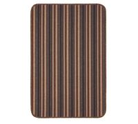 The Rugs Washable All-Purpose Nonslip Mats Stripe Design 112 In Brown Brown