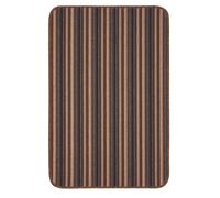 THE RUGS Washable All-Purpose Nonslip Mats Stripe Design 112 in Brown | Size: 67 cm x 240 cm THE RUGS Brown 67 cm x 240 cm